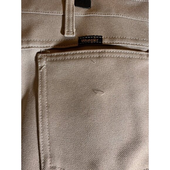 Wrangler Dress Pants Mens 40x30 Tan Khaki Cowboy Wrancher Boot 82TN Vintage - Picture 8 of 10